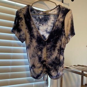 Medium Blue Tie Dye Top
